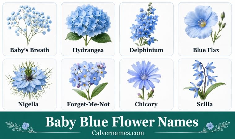 Baby Blue Flower Names