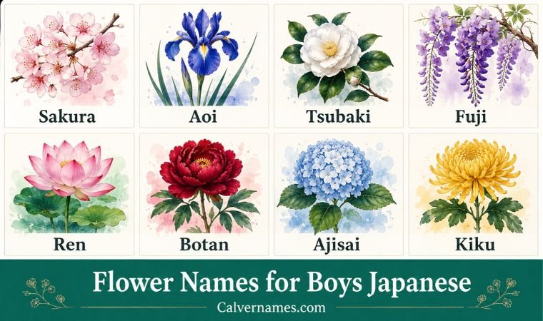 Flower Names for Boys Japanese