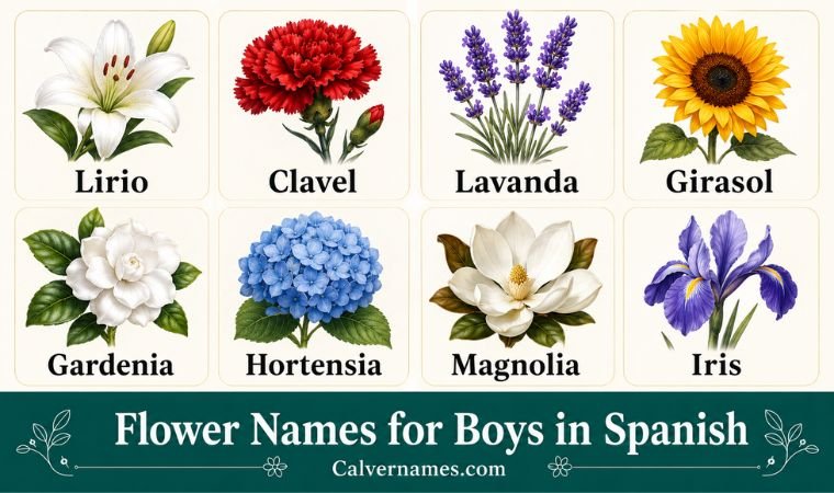 Flower Names for Boys in Spanish