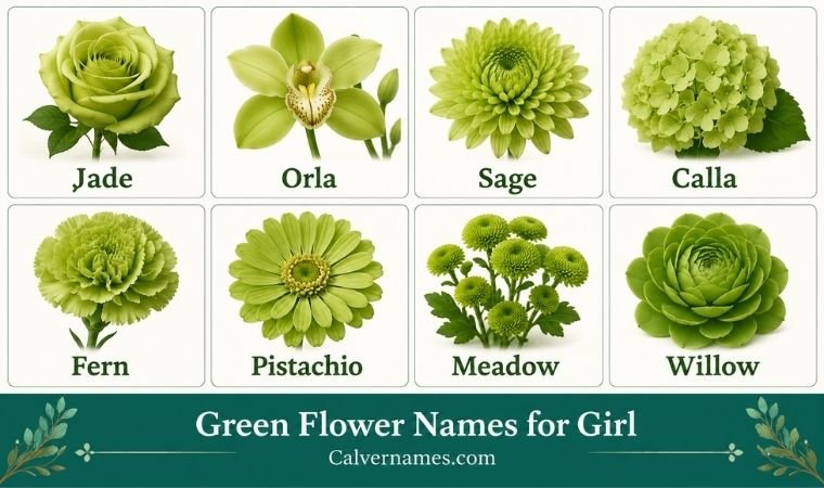 Green Flower Names for Girl
