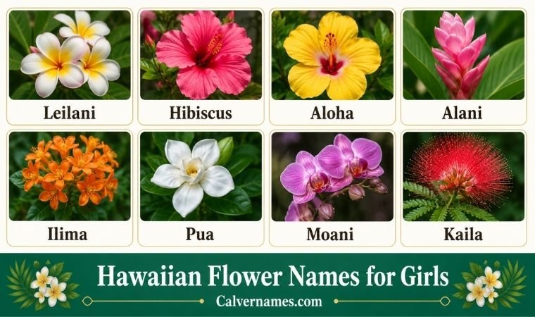 Hawaiian Flower Names for Girls