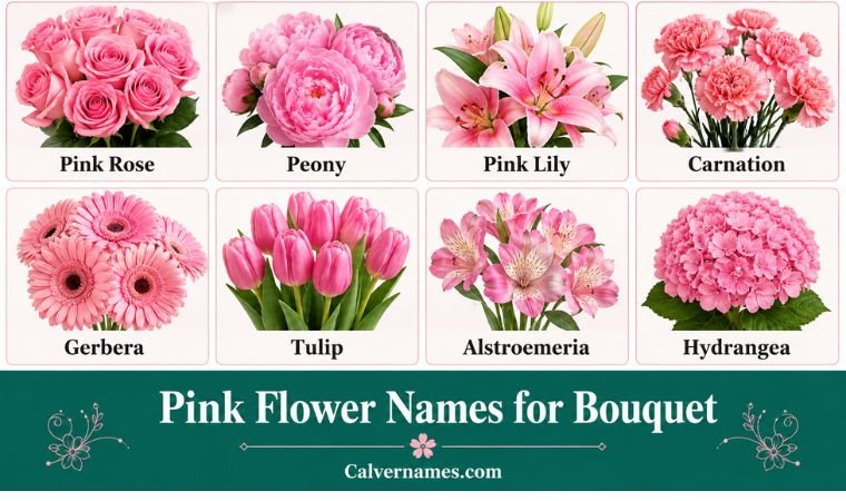 Pink Flower Names for Bouquet
