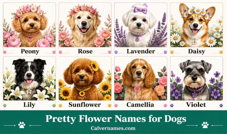 Pretty Flower Names for Dogs