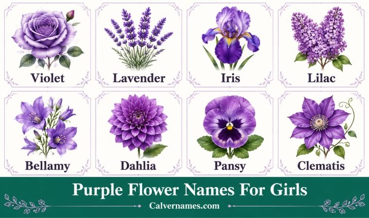 Purple Flower Names For Girls
