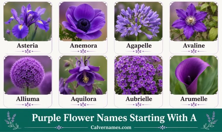 Purple Flower Names Starting With A