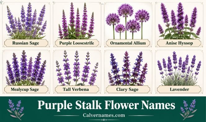 Purple Stalk Flower Names