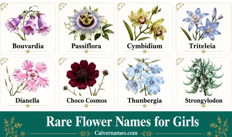 Rare Flower Names for Girls