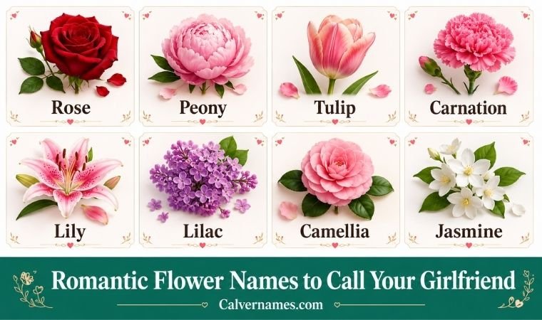 Romantic Flower Names to Call Your Girlfriend