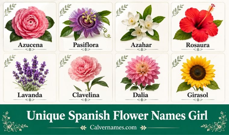 Unique Spanish Flower Names Girl