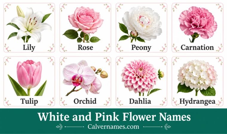White and Pink Flower Names