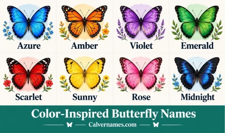 Color-Inspired Butterfly Names