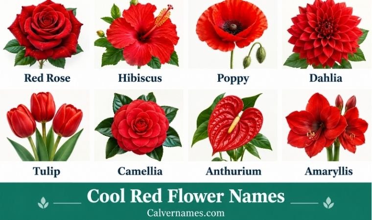 Cool Red Flower Names