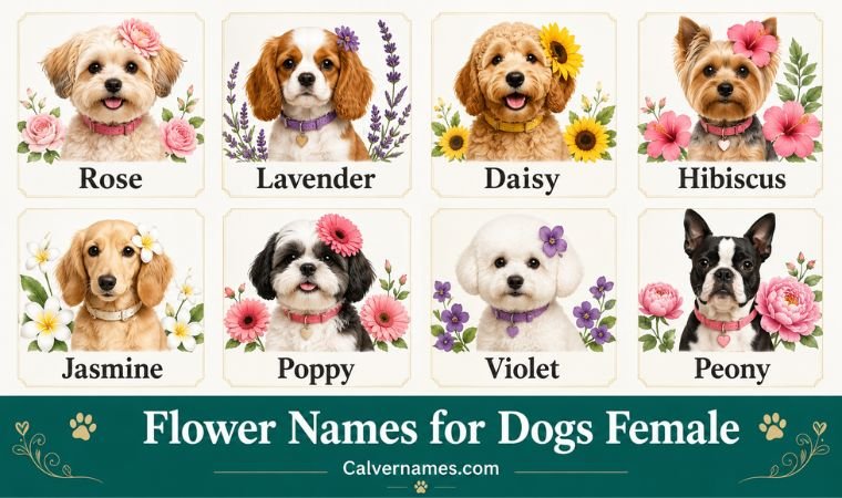 Flower Names for Dogs Female