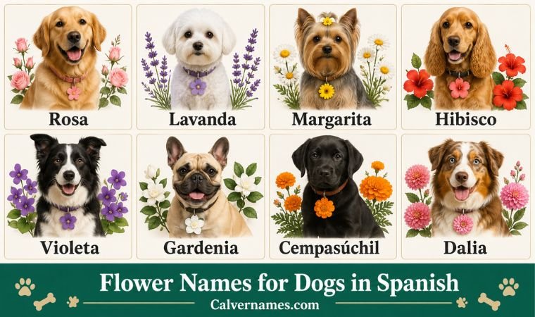 Flower Names for Dogs in Spanish