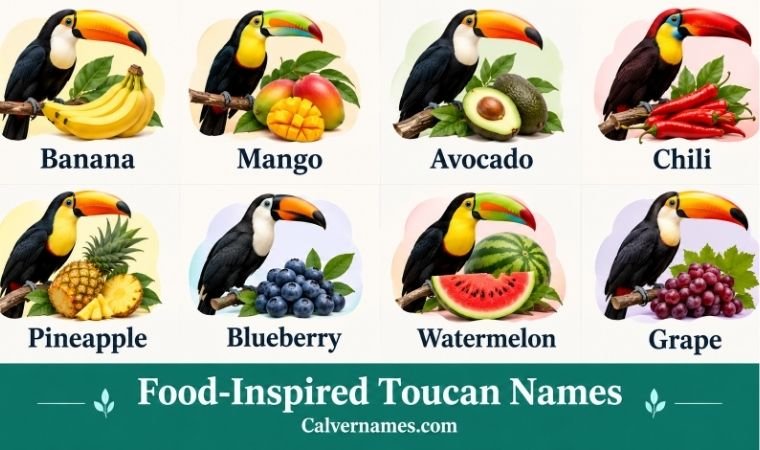 Food inspired Toucan 