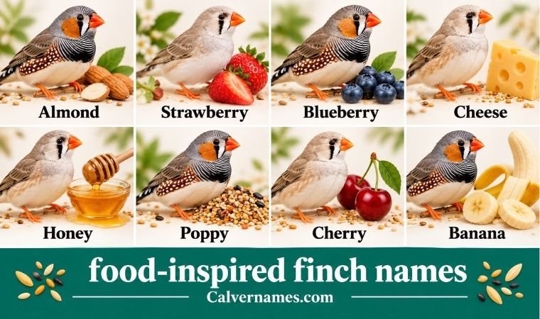 food inspired finch names