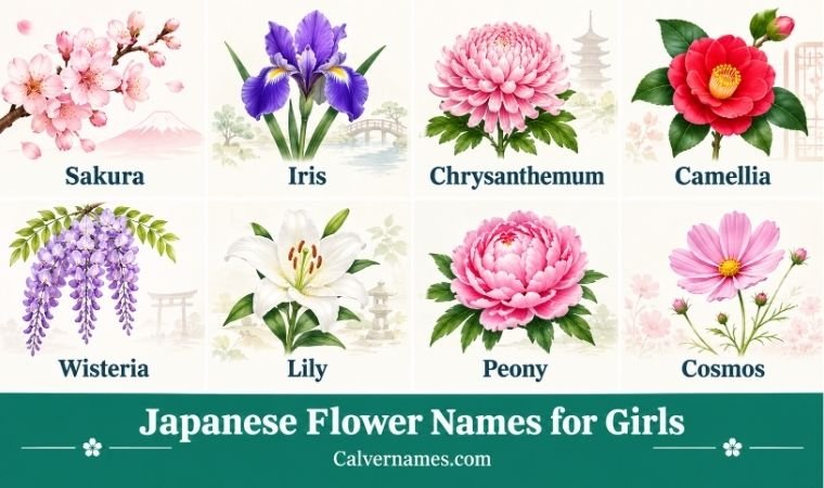 Japanese Flower Names for Girls