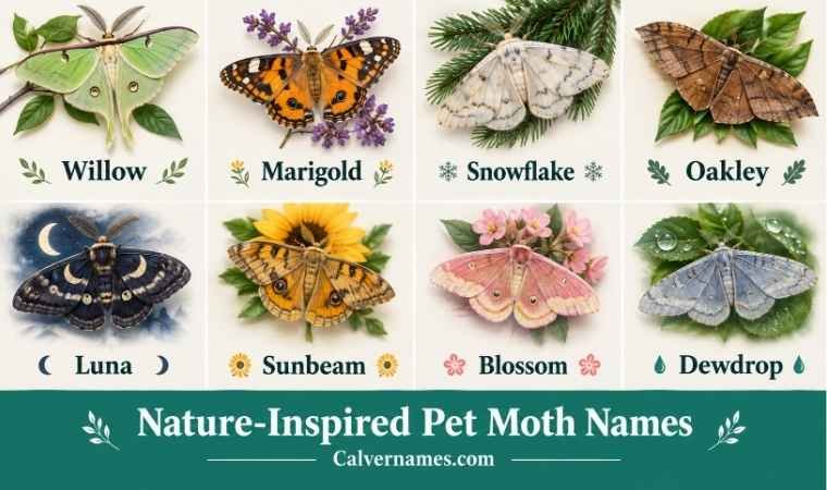 Nature-Inspired Pet Moth Names