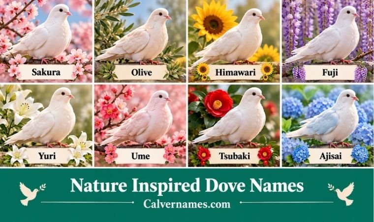 Nature inspired dove Names