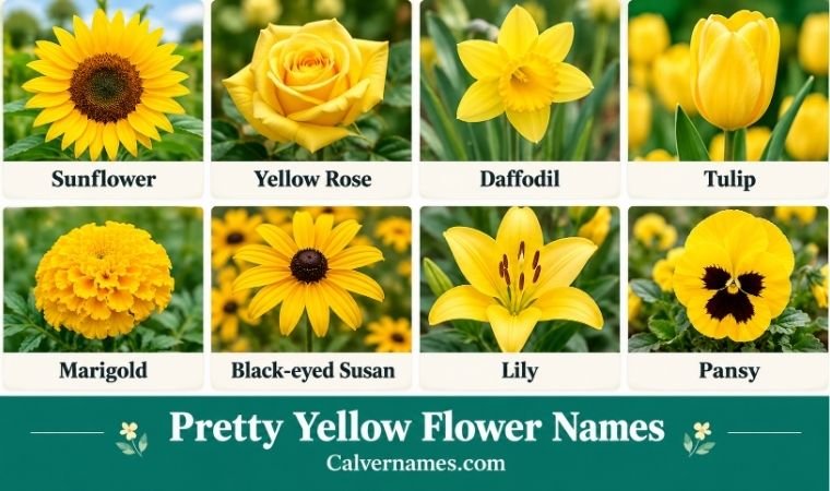 Pretty Yellow Flower Names