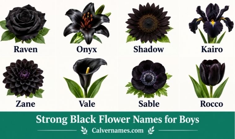 Strong Black Flower Names for Boys