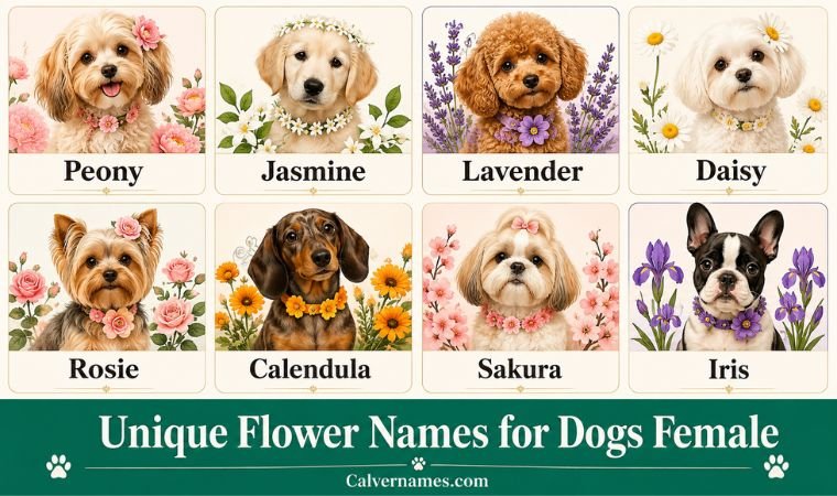 Unique Flower Names for Dogs Female