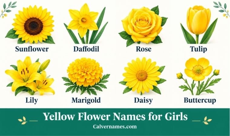 Yellow Flower Names for Girls