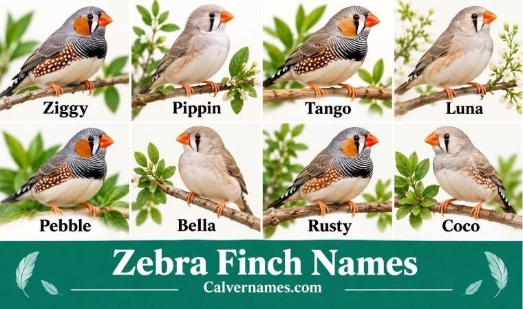 zebra finch names